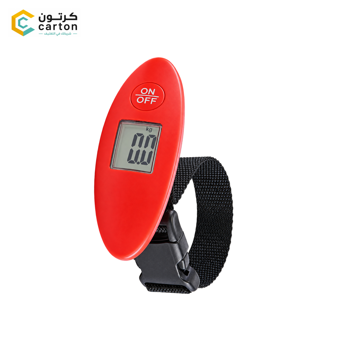 Handheld Digital Hanging Scale with LCD Display & Heavy-Duty Strap – Luggage, Package & Postal Weighing Machine