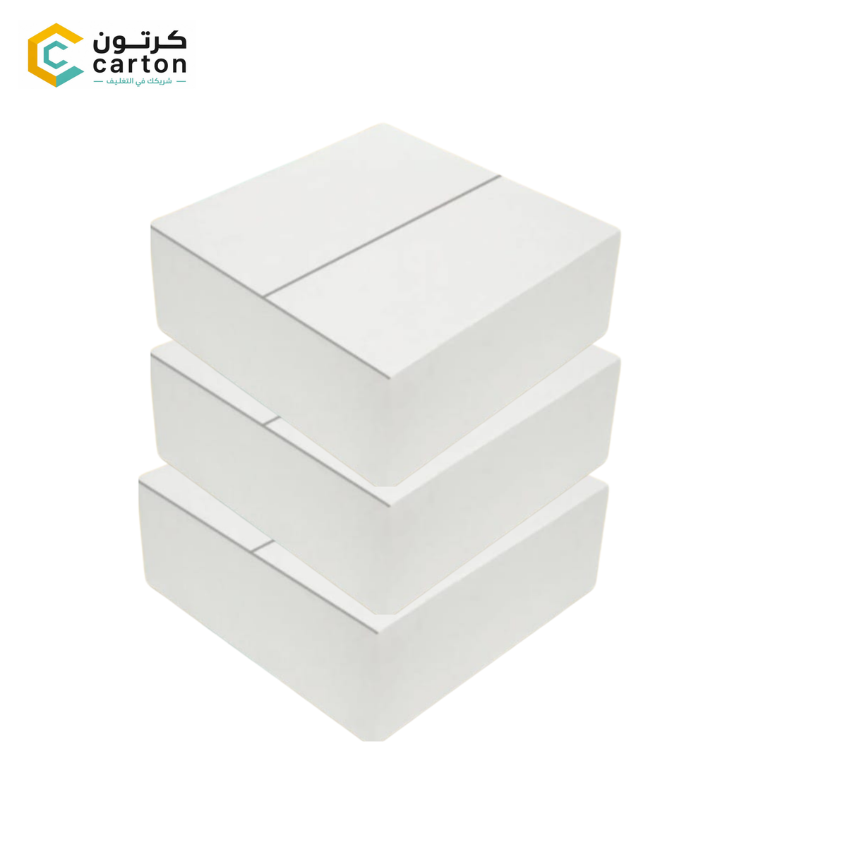 Multi-Purpose White Carton (21cm× 18cm× 7.5cm) QAR 4