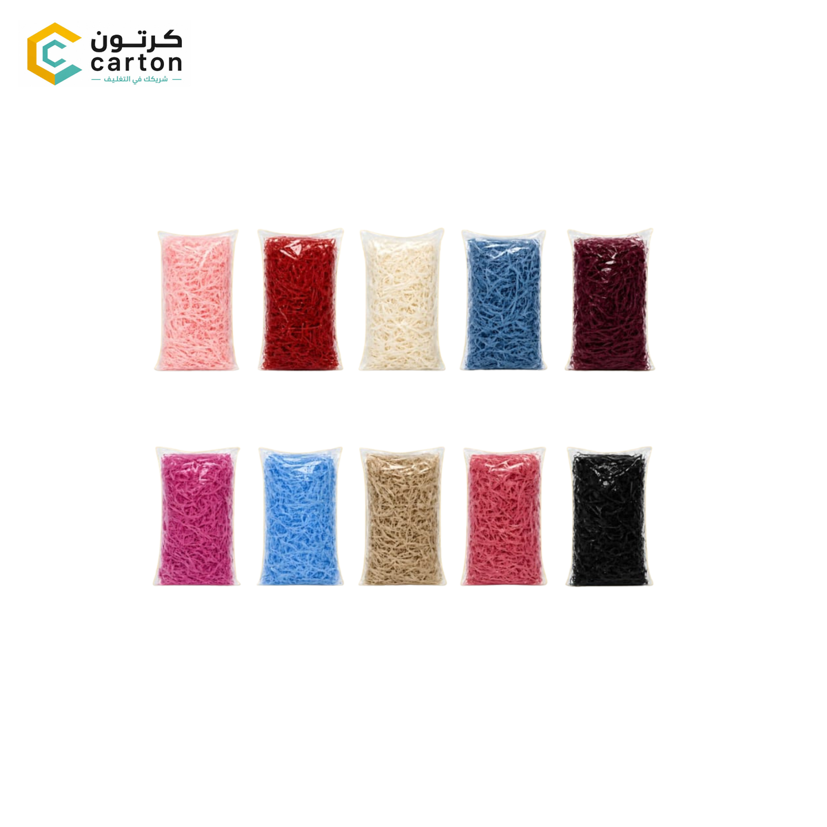 Decorative Shredded Paper Gift Box Void Filler – Colorful Packaging Cushioning Shreds 100 gram One Piece