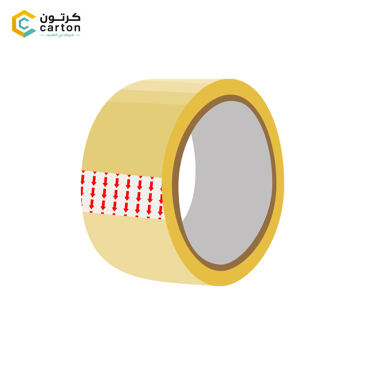 Heavy-Duty Transparent Adhesive Packaging Tape 100 Yards Length
