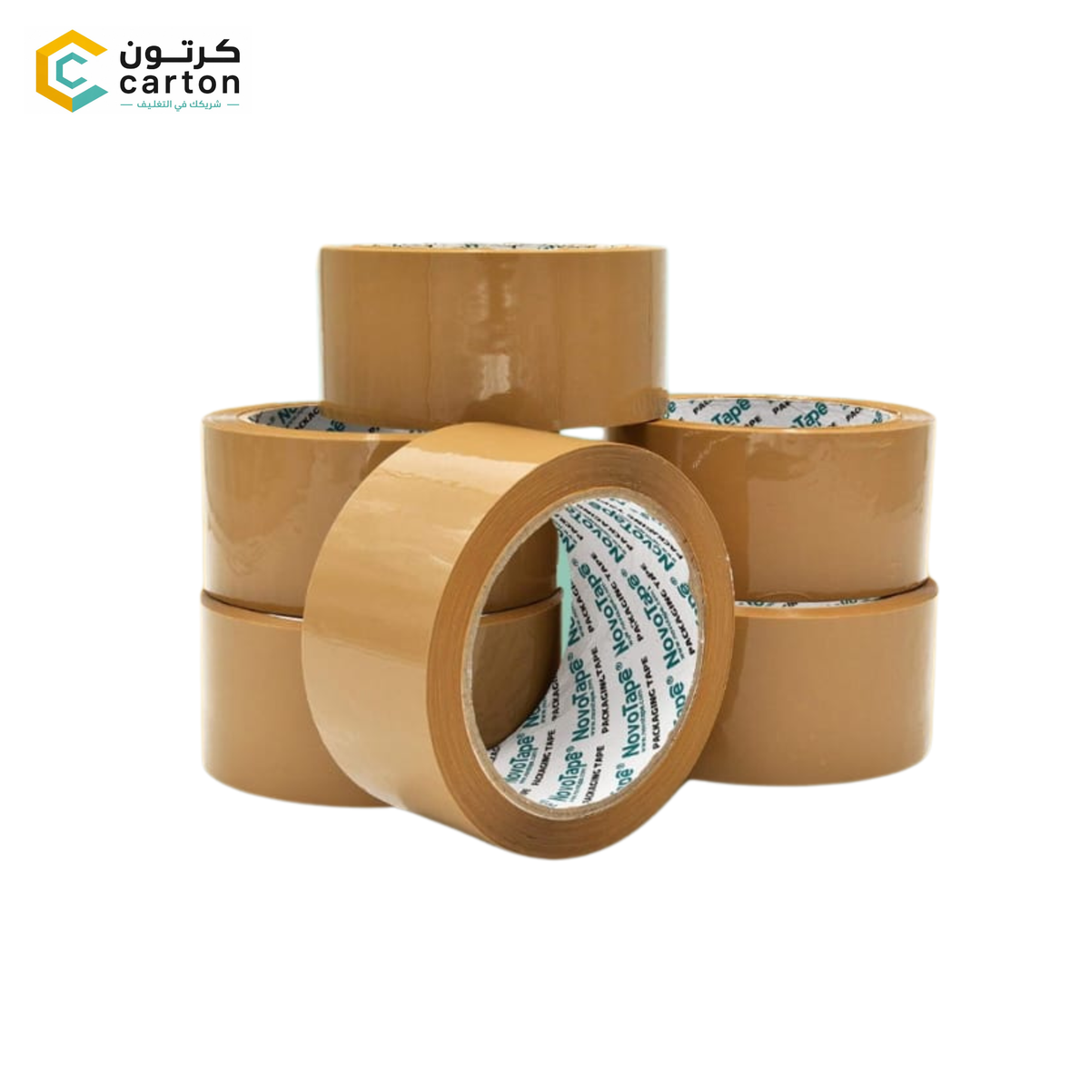 Brown BOPP Packaging Tape (100 Yards) | Heavy-Duty Carton Sealing Adhesive Tape