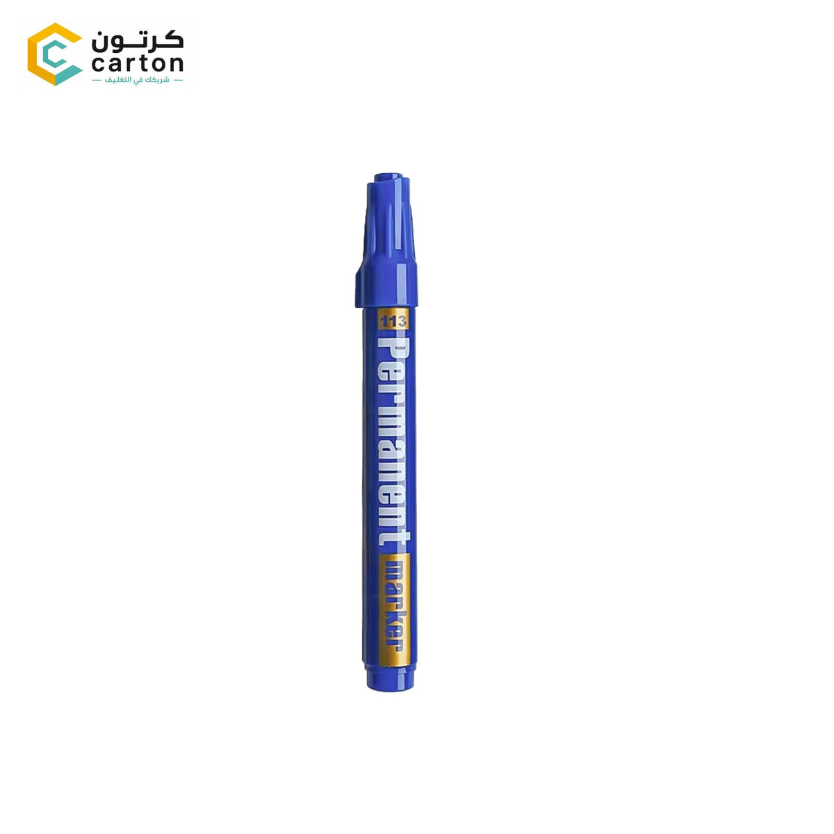 Permanent Marker Pens Set – Blue, Red & Black (Multi-Surface Writing)