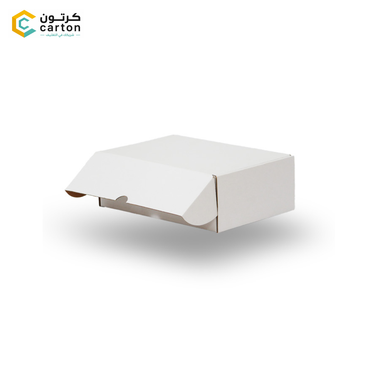 Premium Large White Die-Cut Shipping Box Self-Folding Mailer Box  (25 x 16 x 9 cm)